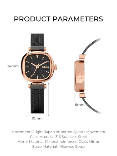 TOTWOO Women's Watch Elegant Watch for Women Ladies Watch for Women Waterproof3