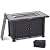 44 Inch Propane Fire Pit Table, PioneerWorks 50000BTU Rectangle Fire Table with Double-Sided Cover, Separate Storage Space, Slate Tabletop&Hidden Ignition, CSA Certified, Companion for Your Garden