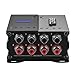 DS18 i48DSP 8-Channel Digital Sound Processor with Bluetooth App Control – 4 RCA Inputs, 8 RCA Outputs, 31-Band EQ, Noise Gate, & Limiter – Car, Motorcycle, and Powersports Audio DSP