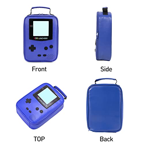 Tongtai Kids Lunch Box Boy Insulated Lunch Bag Game Leather Thermal Lunch Bag For School Insulated Cooler Bag Game Lunch Boxes For Boys Girls Kids Toddlers Teen #TOP3
