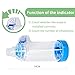 STARSUM Dog Inhaler Spacer, Canine Aerosol Chamber with Silicone Oxygen Mask,for Home Outdoor Designed for Large Dogs (L)
