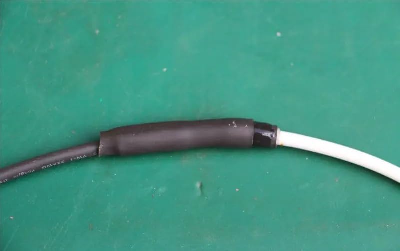 Gaine thermorétractable haute tension robuste 40KV isolation câble noire
