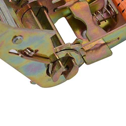 Alça De Amarração Com Catraca De 50 Mm De Largura, Resistente E Durável, Para Carro, Com Gancho Dupl