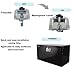 JIQI 2PCS Tool Box Locks with T-Handle Made of Stainless Steel with Mirror-Polished Finish Comes with 4 Keys and 2 Sealing Gaskets Suitable for Car Trailer Door Latches and Campers.