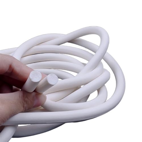 Insulation Rubber Silicone Rubber Sponge Strip Gasket Trim Seal High Temperature Sealing Cord 1mm to 25mm Foam Gap (Size : 1mm(5 Meter))