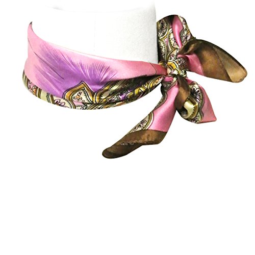 Wrapables 100% Silk Neckerchief Square Scarf3