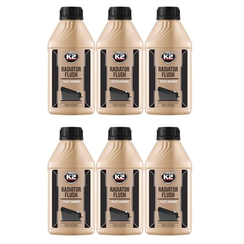 K2 Limpiador de Radiador Pack de 6 - Limpia de Circuito de Refrigeración - Eliminador el óxido y Las Incrustaciones Radiator Flush - 400 ml