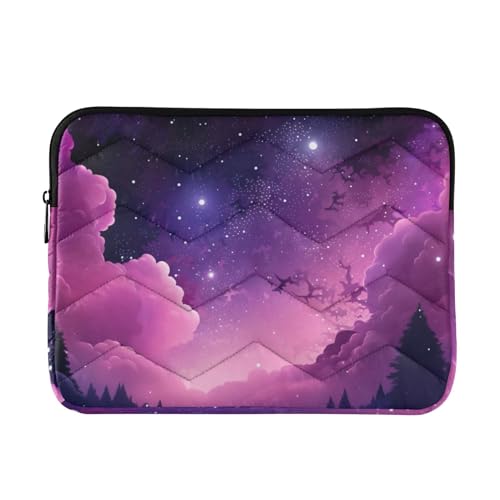 Funda para portátil 13-14 pulgadas impermeable morada