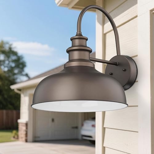 Bestshared 16 Inch Large Farmhouse Barn Light Industria Wall Mount Light Fixture Exterior Sconce Lighting Outdoor Wall Lantern Light Vintage Farmhouse Lamp for Porch,Garage(16"-2pack) by Bestshared - Image 2