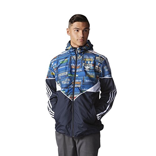 adidas Originals Mens Shoebox Print Colorado Windbreaker