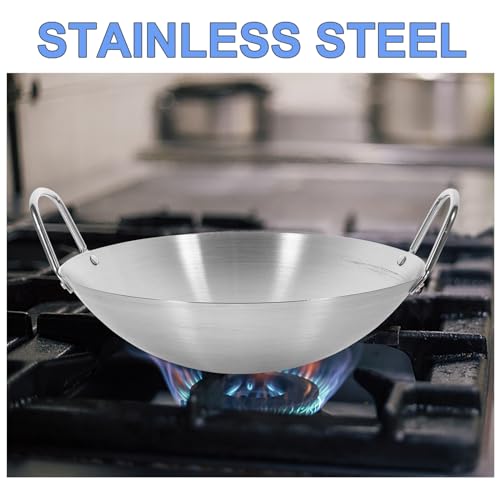 Wok de acero inoxidable con capacidad alta y antiadherente miniatura 5