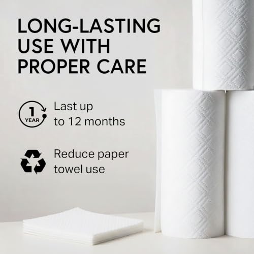Image of Swedish Dishcloth Cellulose Sponge Cloths - Bulk 10 Pack of Eco-Friendly No Odor Reusable Cleaning Cloths for Kitchen - Absorbent Dish Cloth Hand Towel (10 Dishcloths - Orange)