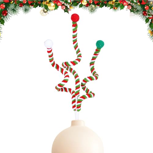 Gazocua Decoración navideña de Bastones de | Ramas de Encaje de árbol de Relleno de jarrones Trenzados - Enchufe de Navidad para el árbol | para Chimenea Fiesta Hogar Interior Escritorio