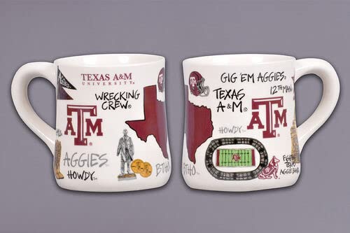 Amazon.com: Magnolia Lane Coffee Mug, 16 Oz, 4.13-inch Height, Drinking  Beverage (Texas A&M Aggies Icon) : Home & Kitchen