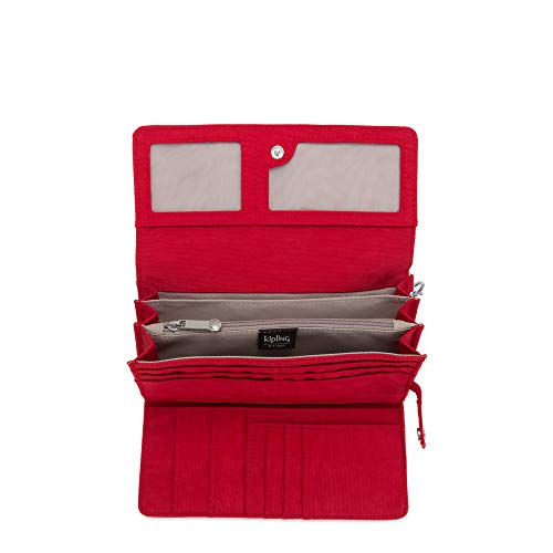 Image of Kipling Rubi Large Wristlet Wallet Cherry Tonal