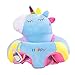 PetKids Siège de Soutien pour Bébé Support Coussin de Bébé Portatif Souple à Manger Chaise Transat Bébé Chaise Dessin Animé Pouf Bebe pour Maison Voyage Picnic, 50*50cm