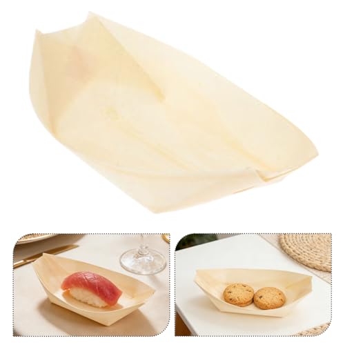 Platos desechables decorativos para sushi 6 pulg x100 miniatura 7