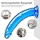 Blaues realistisches Dildo-Set(klein,groß,extra groß)TPE-SaugnapfDildos für Vagina und Anus,kompatibel mit Strap-On-Geschirr,geeignet für unerfahrene bis fortgeschrittene Nutzer(16,5 cm/19 cm/24,5 cm)