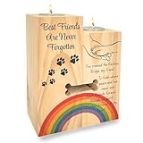 OtterPets Portavelas conmemorativo para perros por la pérdida de perro, regalos conmemorativos para mascotas, regalos para perros que fallecen