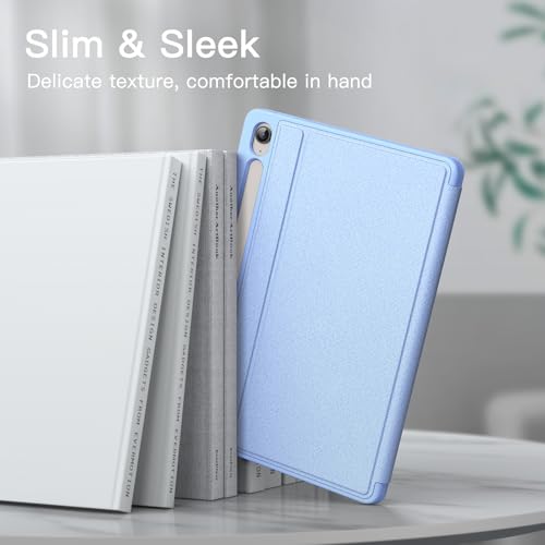 JETech Cover Case for Samsung Galaxy Tab S10 Lite / S10 FE / S9 FE 10.9-Inch with S Pen Holder, Slim Folio Stand Protective Tablet Cover, Multi-Angle Viewing (Blue)