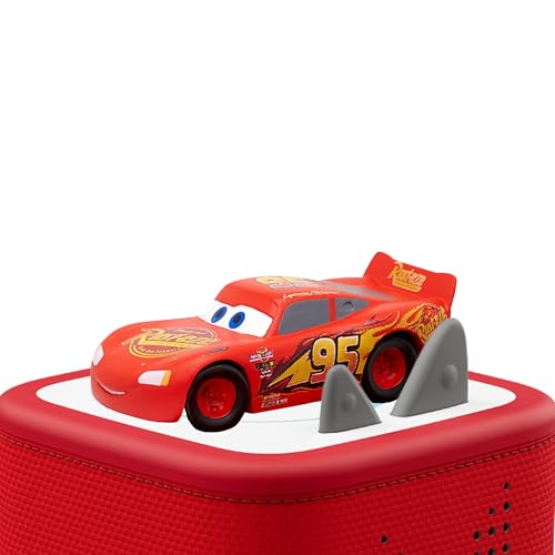 Tonies Disney & Pixar Cars Lightning McQueen Figure, Red, Kid, Plush Toy, Indoor, No Batteries Required, Radiator Springs, Lightning McQueen