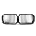 Fesjoy Remplacement de la grille avant pour BMW E36 325i 320i 318is 1992-96 calandre noir brillant Style de style de vie cool accessoires BMW