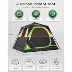 4/6/8 Person Camping Tent, Setup in 60 Seconds, Waterproof,Outdoor Camping - Image 2