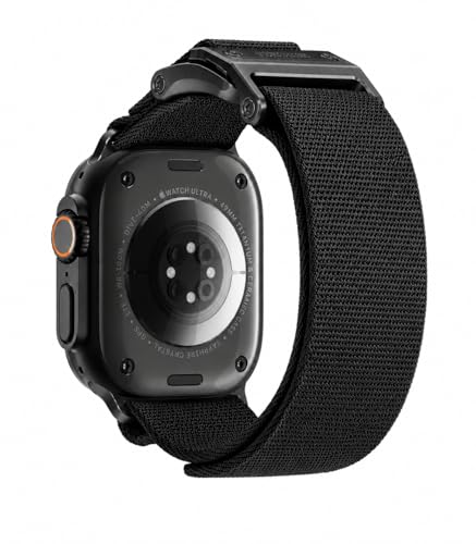 Image of Aulumu A11 Mag Buckle Slim Band Designed for Apple Watch Band | for Apple Watch Ultra2 /Apple Watch Ultra 49mm, Series 9 /8 /SE2 /7 /6 /SE /5 /4 /3 /2 /1 45mm /44mm /42mm | Stainless Steel Magnetic Clasp Band