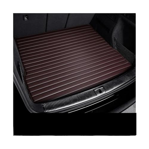 Tapis de coffre pour BMW Série 5 G60 2024 2025 étanche et antidérapant couleur café