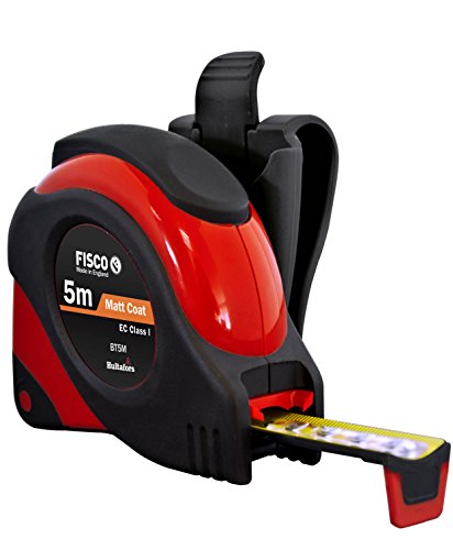 Fisco Big T Flexómetro profesional Clase con protección de goma resistente  5 19 mm