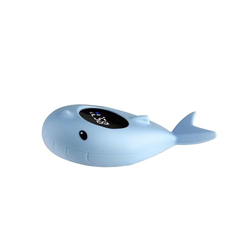 Miniatura 14 de Termómetro de baño para bebés, termómetro flotante de tubo digital, termómetro de temperatura del agua de advertencia de temperatura, lindo control