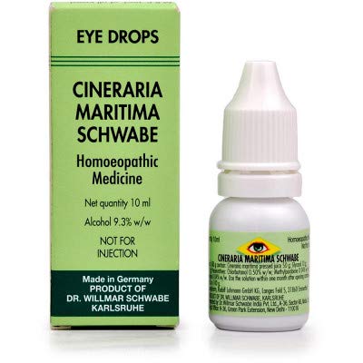 Dr Willmar Schwabe Germany Cineraria Maritima Eye Drop Bottle of 10 ml Eye Drop