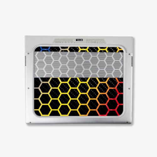 Image of MightySkins Carbon Fiber Skin Compatible with Alienware X14 R2 (2023) Full Wrap Kit - Primary Honeycomb | Protective, Durable Textured Carbon Fiber Finish | Easy to Apply | Made in The USA
