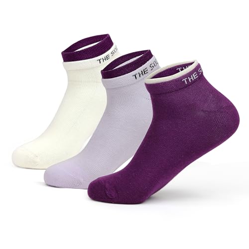 Novelty Socks for Women, 3 Pairs Low-Cut Ankle Socks, Cool Pastel Colorful With Double Design, Women's Size 5-10