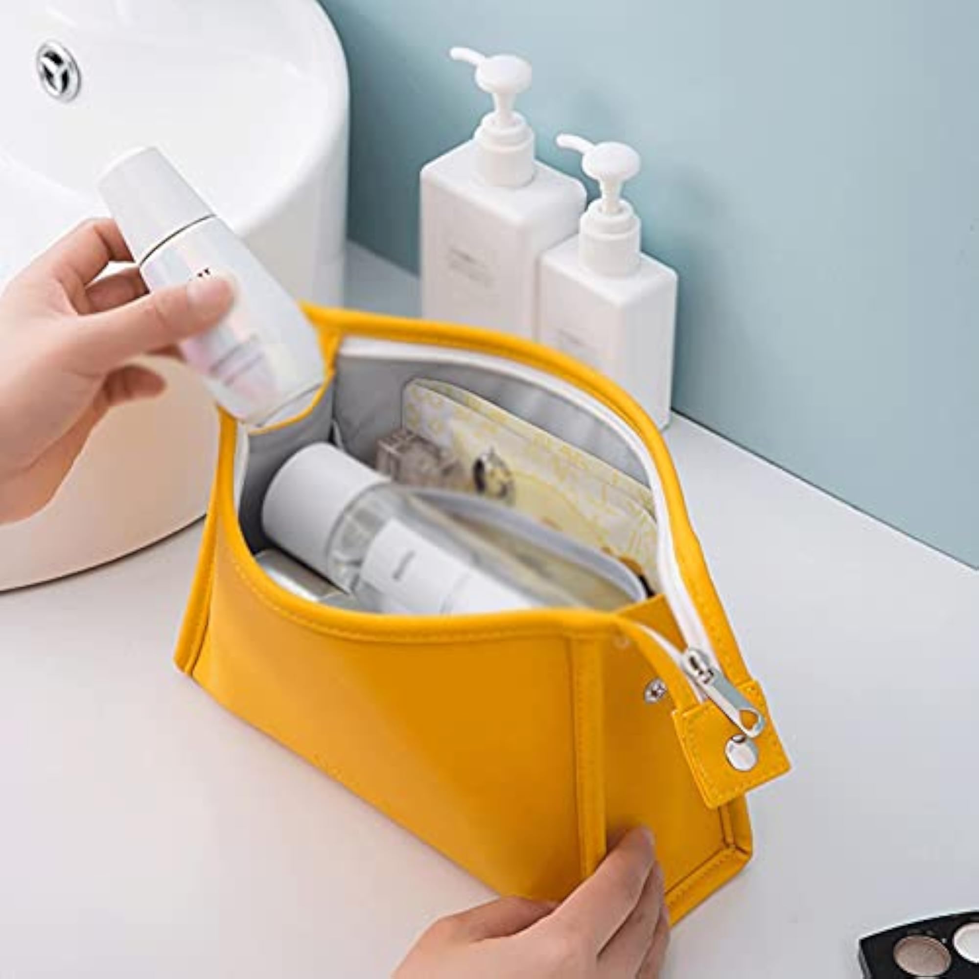 Cute Waterproof Travel Cosmetic Bag for Women