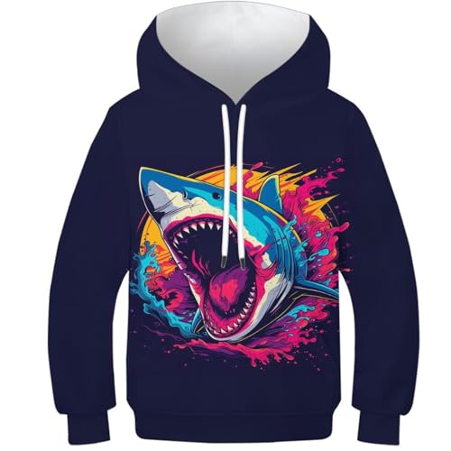 Sweat à capuche Squali : le cadeau d'anniversaire idéal pour ado 6-16 ans
