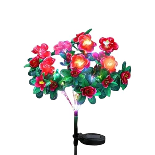 Luces de jardín impermeables tipo azalea para iluminar exteriores oscuros sin cables 6