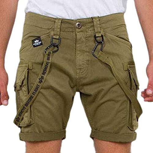 Alpha Industries Herren Utility Short Für Cargos, Olive, 34 EU – Ansicht 2
