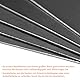 sourcing map Leere Metallkarte 100x60x1mm Eloxierte Aluminiumplatte für DIY Laserdruck Gravur Schwarz 10 Stück