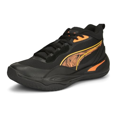 PUMA Mens Playmaker Pro Laser Basketball Sneakers Shoes - Black2