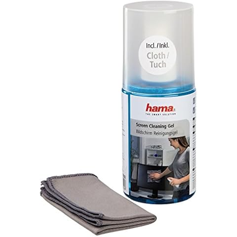 Hama Bildschirm-Reinigungsgel (Für Laptop, Tablet, Smartphone, LCD/TFT, LED, OLED, Monitore, inkl. Mikrofasertuch) 200 ml Cover