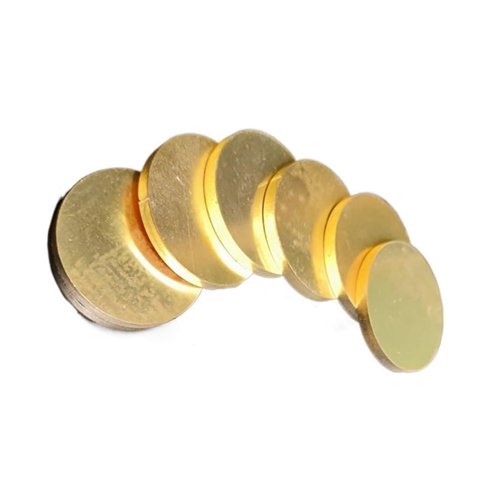 Solidi Dischi in ottone vuoti, Disco in ottone H62 1,5 mm x 10-200 Incisione a mano(1.5MM*120MM)