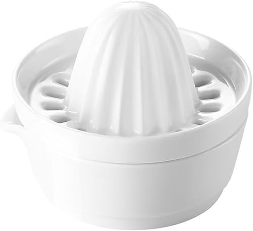 Miniatura 5 de Sizikato Exprimidor manual de porcelana blanca Exprimidor de frutas de naranja limón casero. 170 g.,13oz,https://www.amazon.com/dp/undefined