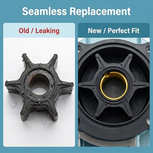 Image of 47-89983T Water Pump Impeller replaces 47-89983 47-65959 47-20268 fits Mercury Mariner 30-70HP 2-Stroke Outboard Sierra 18-3007