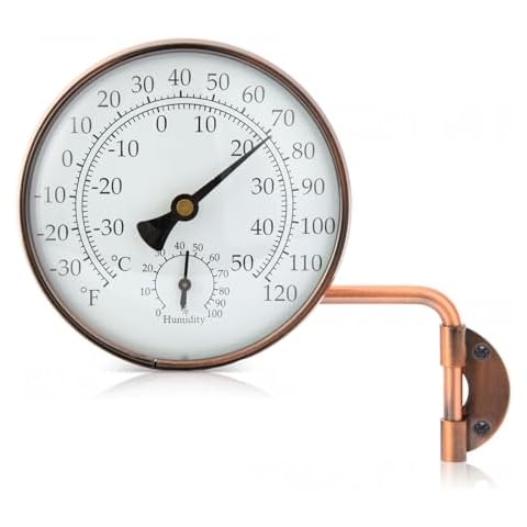 Brass Swivel Thermometer and Hygrometer Cover