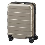 無印良品 バーを自由に調節できる ハードキャリーケース (20L) ユニセックス大人 EEE44A5A ベージュ