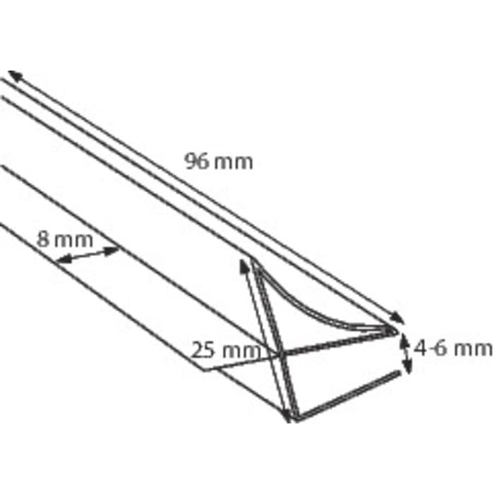 Novellini – Junta horizontal para ducha y Pare bañera