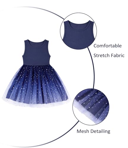 Toddler Little Girl Dress and Cardigan 2 Piece Floral Print Sleeveless Dress and Ruffle Cardigan Set 3-6Y3