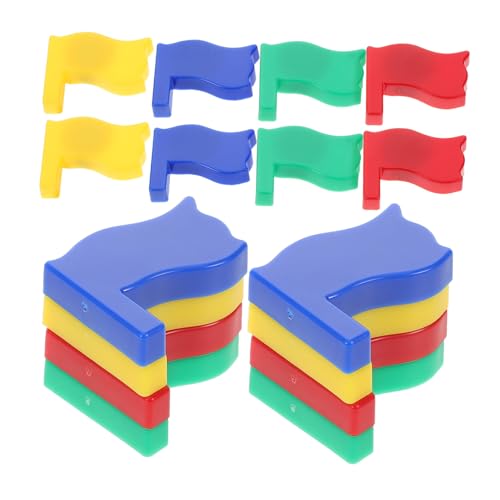 TOYANDONA 32 Piezas Imanes Magnéticos Coloridos para Frigorífico y Pizarra Adhesión para y Notas Oficina y Cocina para Escolar y Organizativo