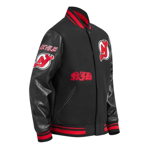 Mens NHL Old English Varsity Jacket - Product Details